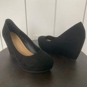 Suede Wedges